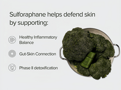 Broc Shot Original Sulforaphane Powder, Active Sulforaphane for Skin Health